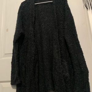 Long Fuzzy Cardigan